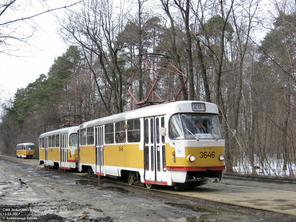 Moscova, Tatra T3SU Nr. 3646