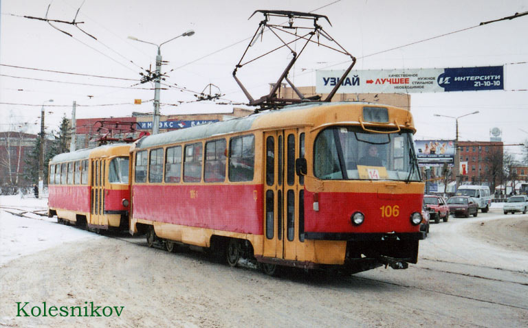 Тула, Tatra T3SU (двухдверная) № 106
