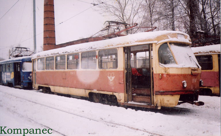 Тула, Tatra T3SU (двухдверная) № 114