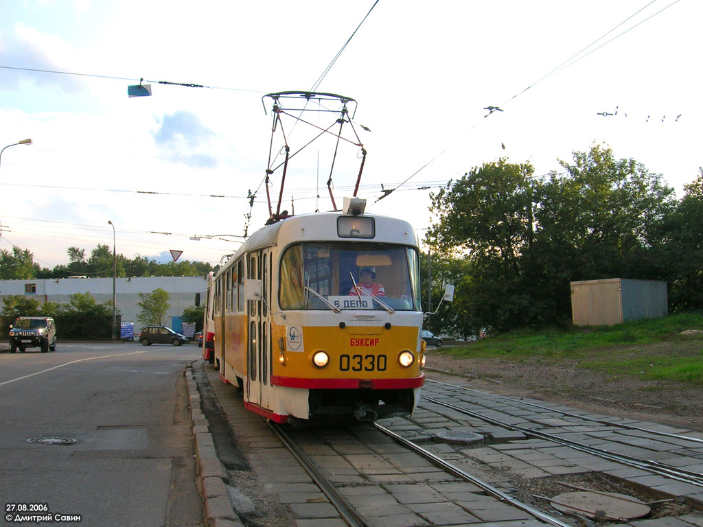 Москва, Tatra T3SU № 0330