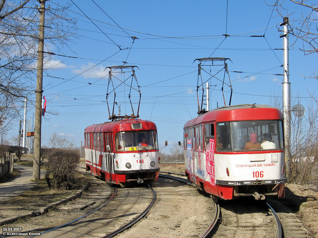 Тула, Tatra T3SU № 146; Тула, Tatra T3SU (двухдверная) № 106