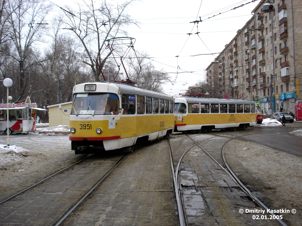 Москва, Tatra T3SU № 3951 Москва, Tatra T3SU № 3951