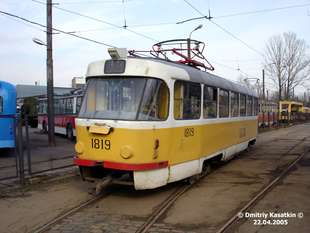 Москва, Tatra T3SU № 1819