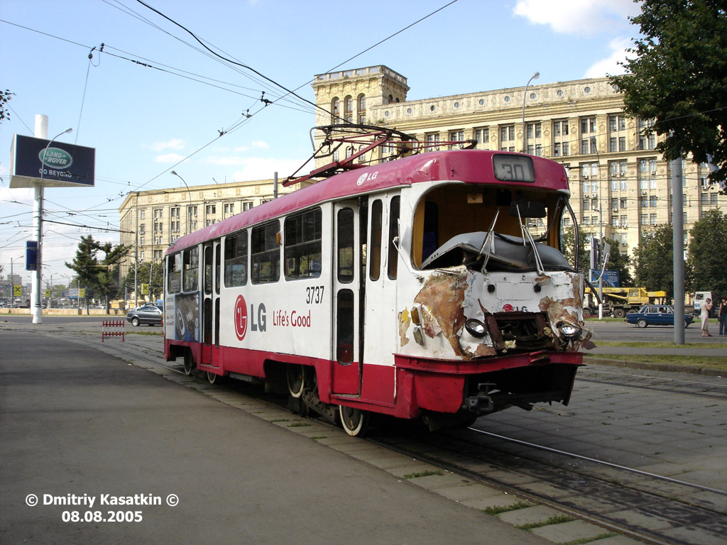 Москва, Tatra T3SU № 3737