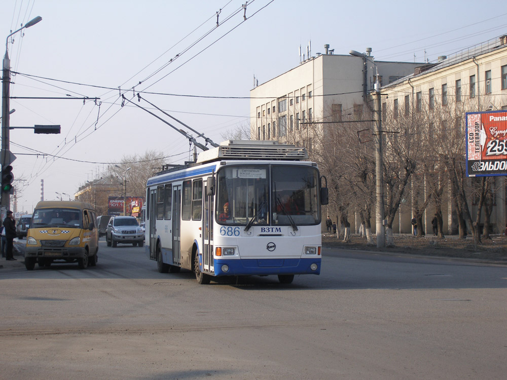 Курган, ЛиАЗ-5280 (ВЗТМ) № 686