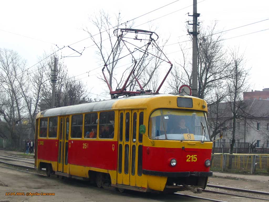 Тула, Tatra T3SU № 215