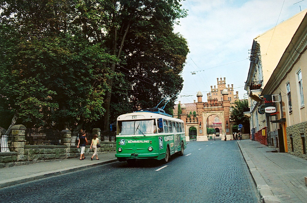 Черновцы, Škoda 9TrH27 № 214