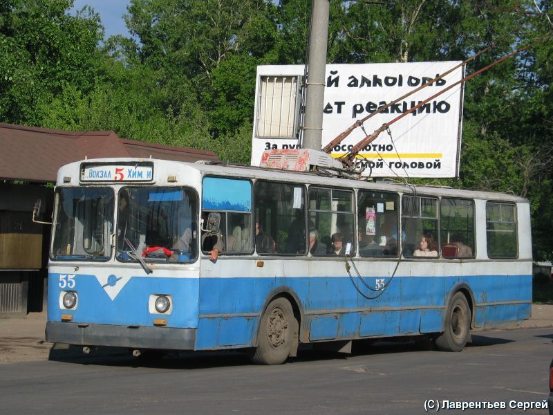 Тверь, ЗиУ-682В № 55; Тверь — Тверской троллейбус в начале 2000-х гг. (2002 — 2006 гг.)