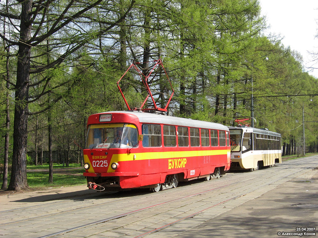 Москва, Tatra T3SU № 0225