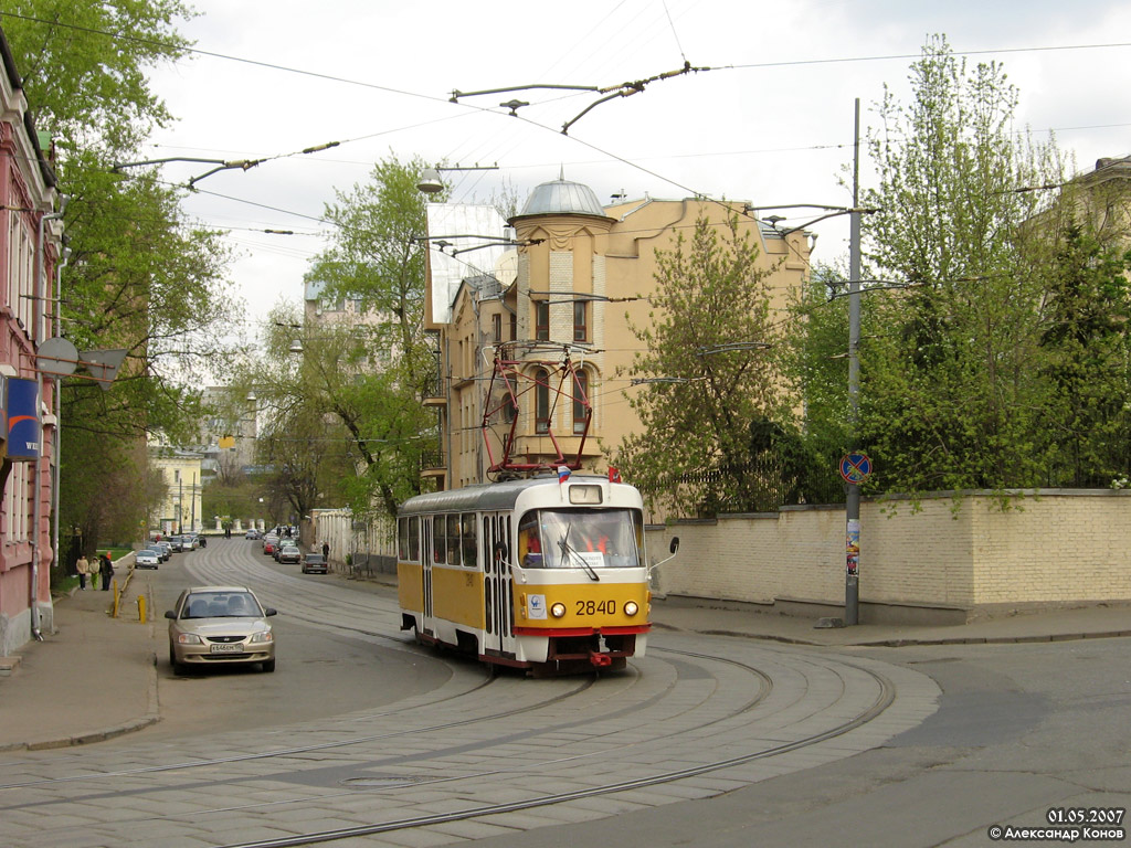 Москва, Tatra T3SU № 2840 Москва, Tatra T3SU № 2840
