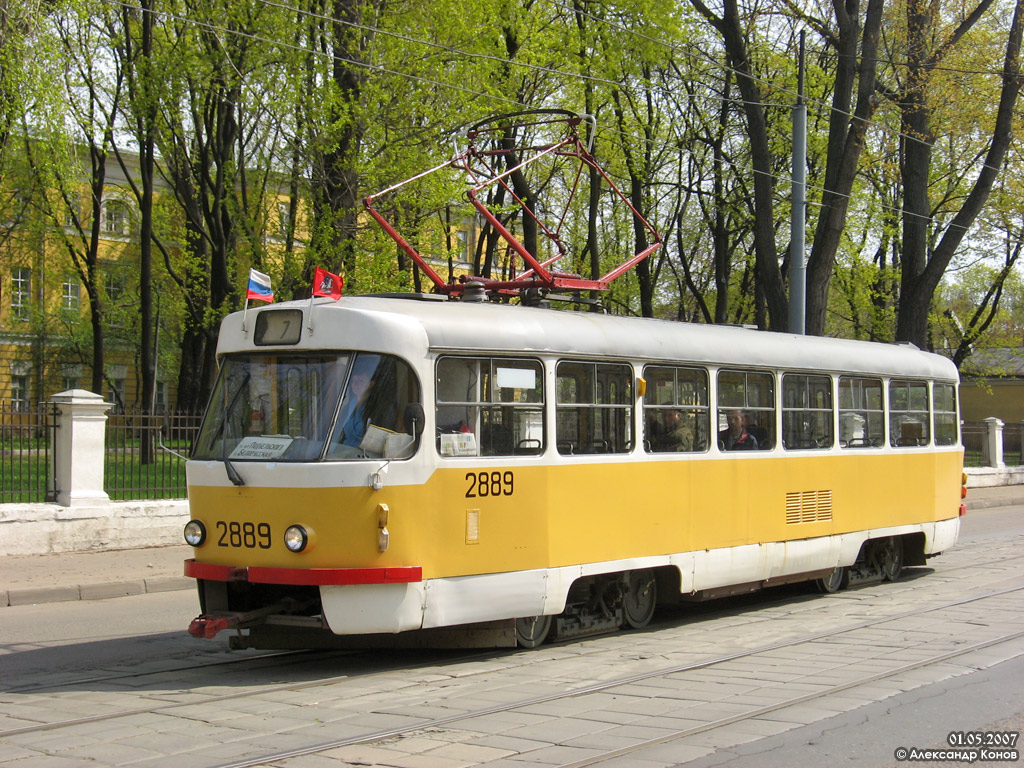 Москва, Tatra T3SU № 2889