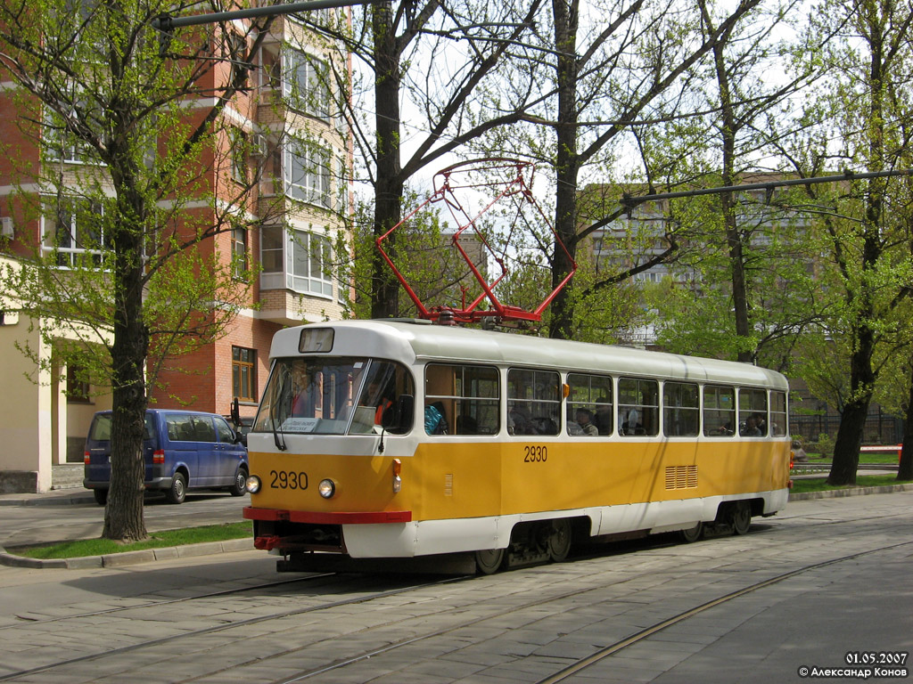 Moskau, Tatra T3SU Nr. 2930