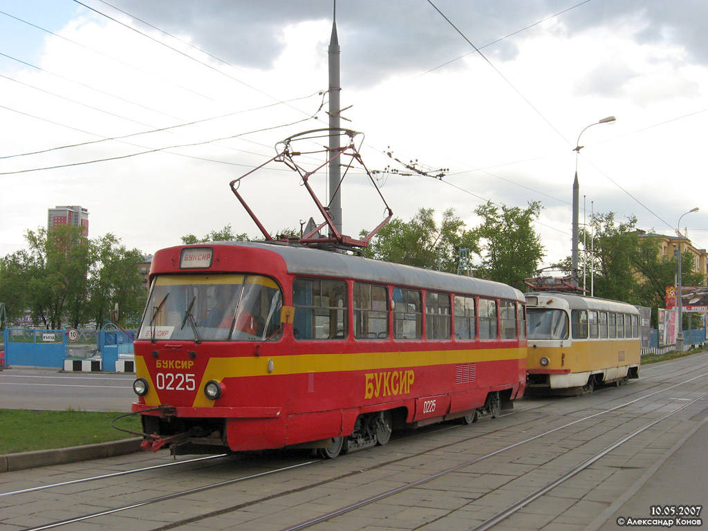 Moscow, Tatra T3SU № 0225