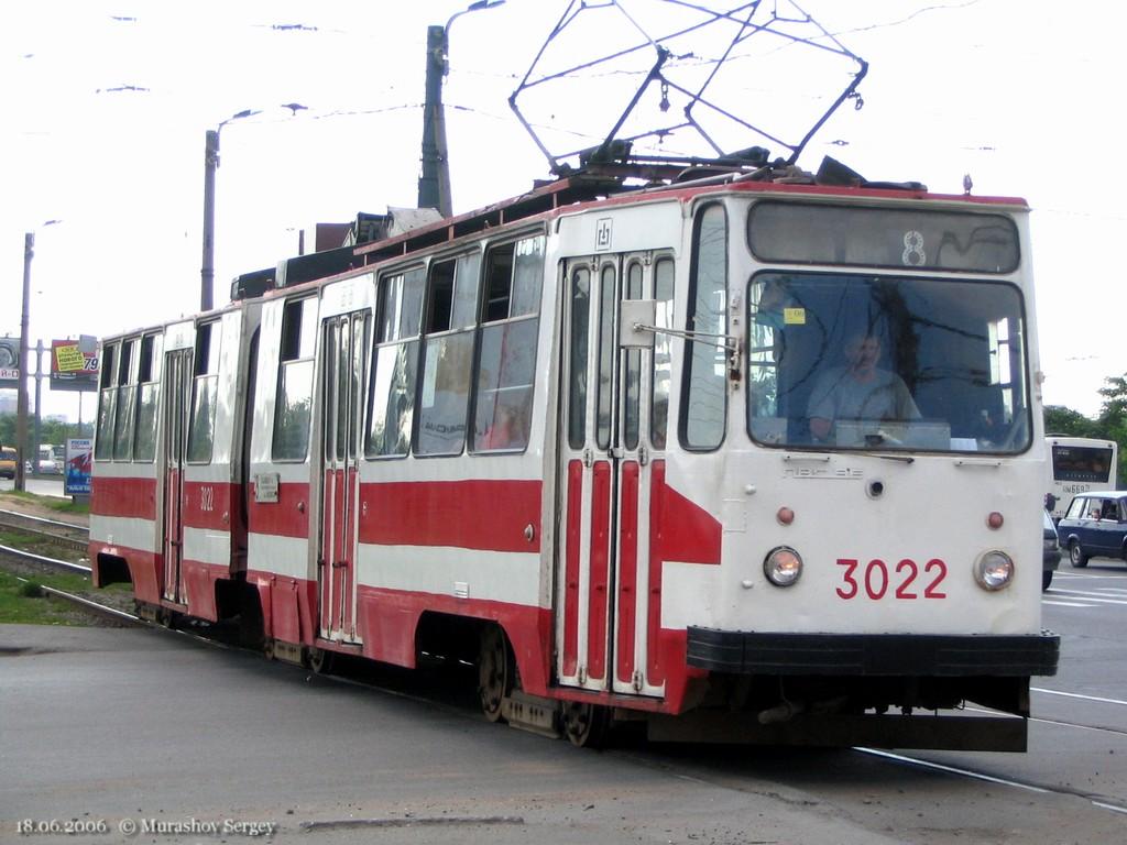 Санкт-Петербург, ЛВС-86К № 3022