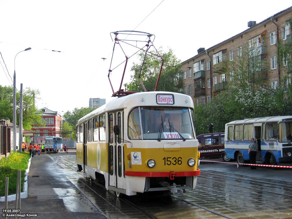 Moszkva, Tatra T3SU — 1536; Moszkva — 23rd Championship of Tram Drivers