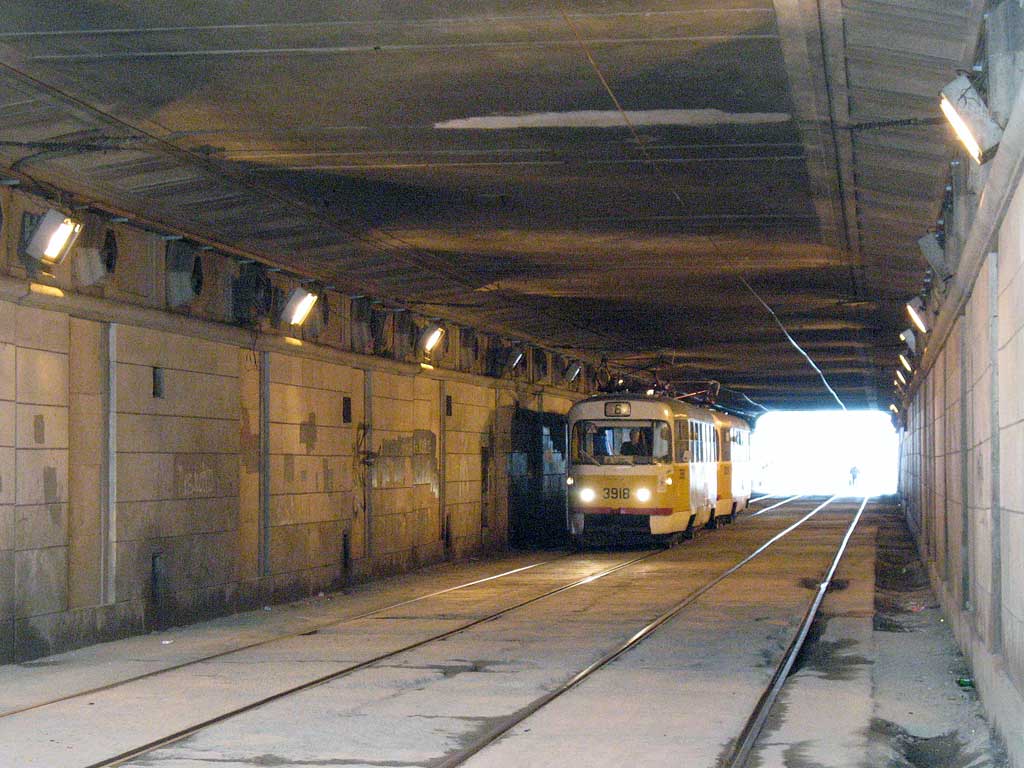 Москва, Tatra T3SU № 3918