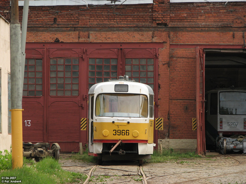 Москва, Tatra T3SU № 3966