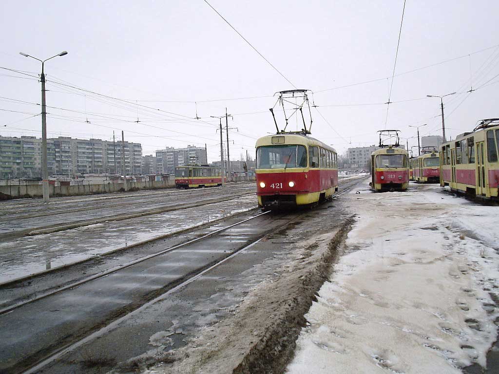 Курск, Tatra T3SU (двухдверная) № 421
