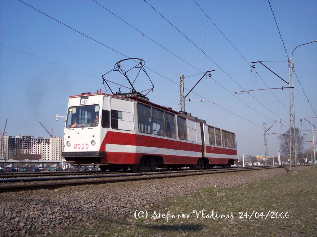 Saint-Petersburg, LVS-86K č. 8020 Saint-Petersburg, LVS-86K č. 8020