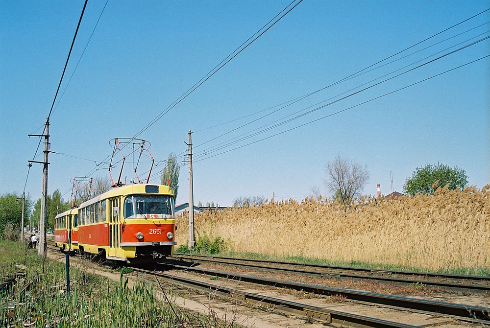 Волгоград, Tatra T3SU (двухдверная) № 2651