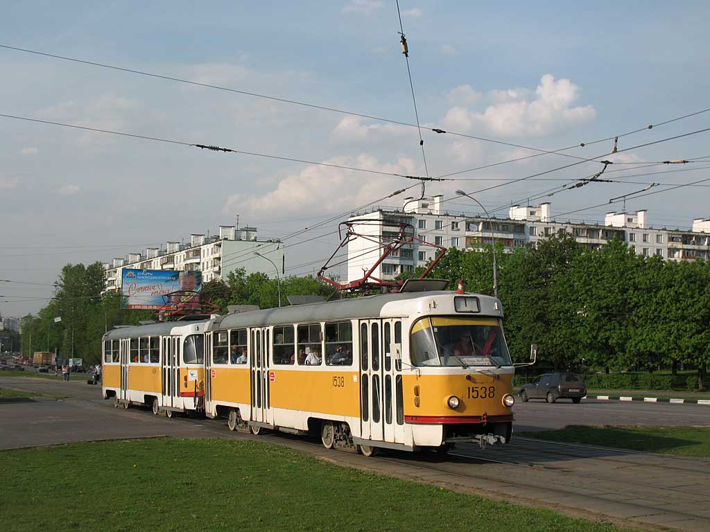 Moskva, Tatra T3SU Br. 1538 Moskva, Tatra T3SU Br. 1538