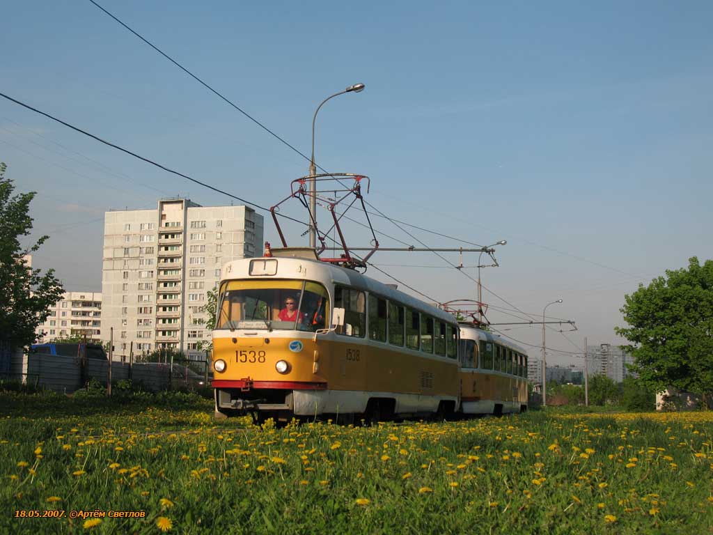 Moskva, Tatra T3SU Br. 1538 Moskva, Tatra T3SU Br. 1538