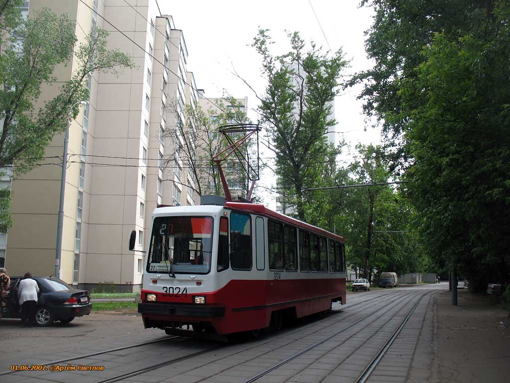 Москва, 71-134А (ЛМ-99АЭ) № 3024