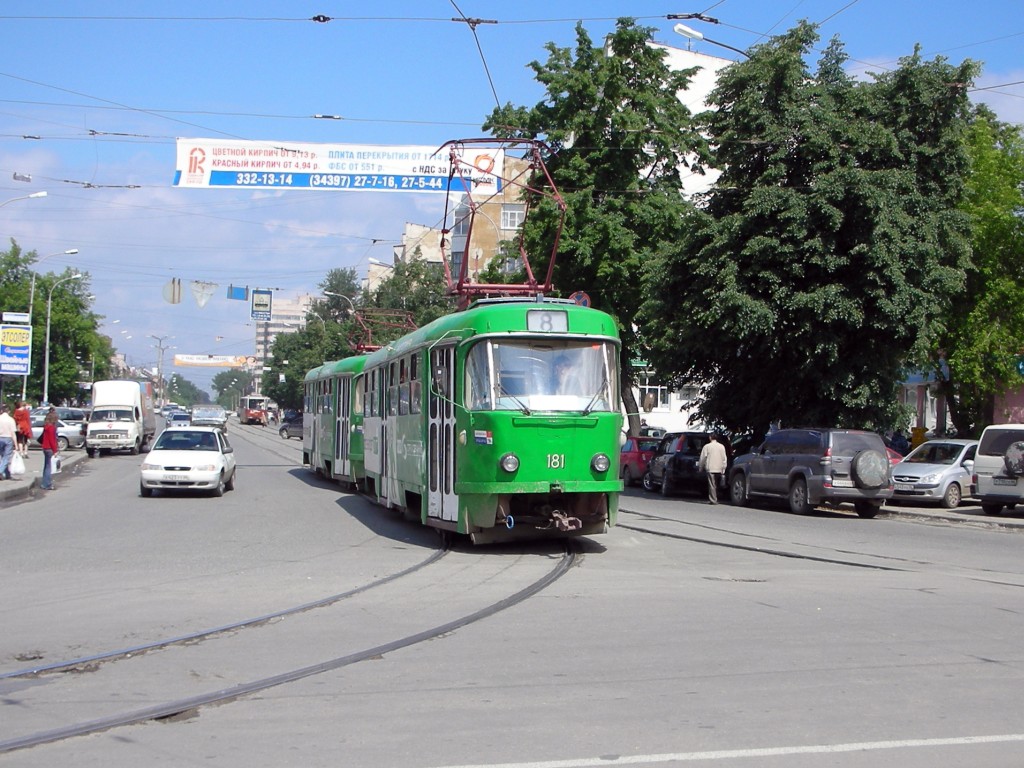 Екатеринбург, Tatra T3SU № 181
