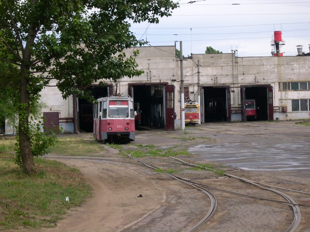 Воронеж, 71-605 (КТМ-5М3) № 390; Воронеж — Трамвайное депо № 3
