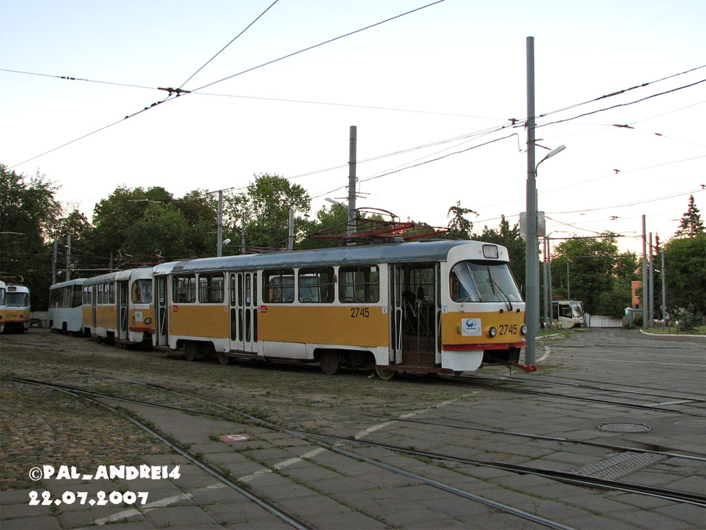 Москва, Tatra T3SU № 2745 Москва, Tatra T3SU № 2745