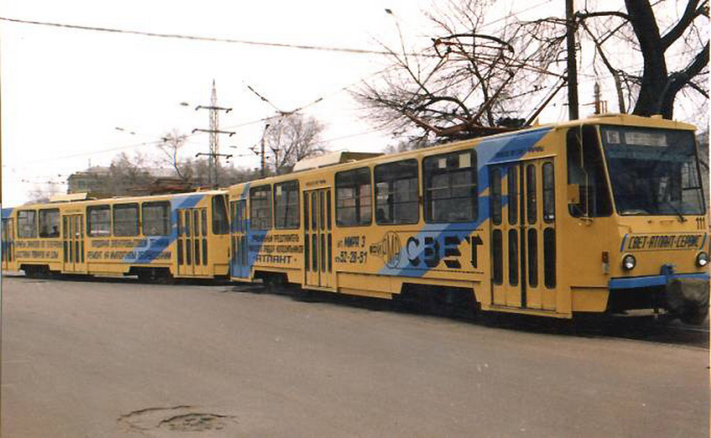 Voronezh, Tatra T6B5SU № 111; Voronezh, Tatra T6B5SU № 112