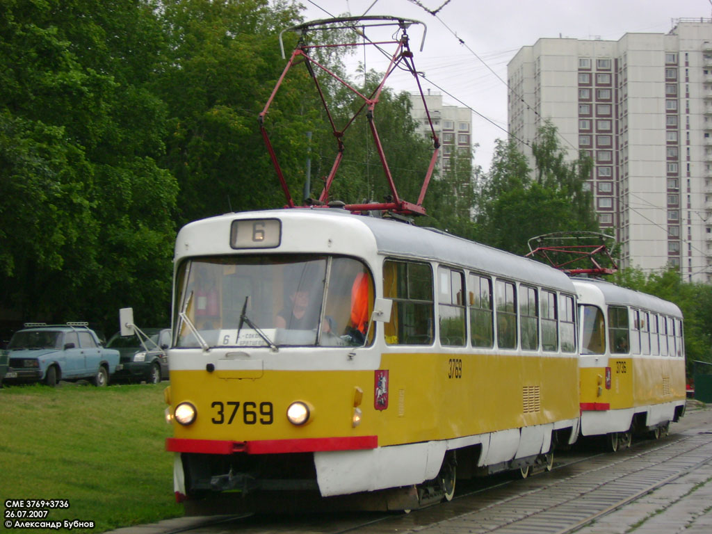 Москва, Tatra T3SU № 3769 Москва, Tatra T3SU № 3769