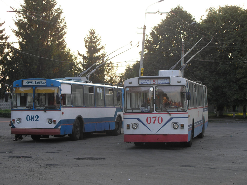 Белая Церковь, ЗиУ-682В № 070; Белая Церковь, ЗиУ-682В-012 [В0А] № 082