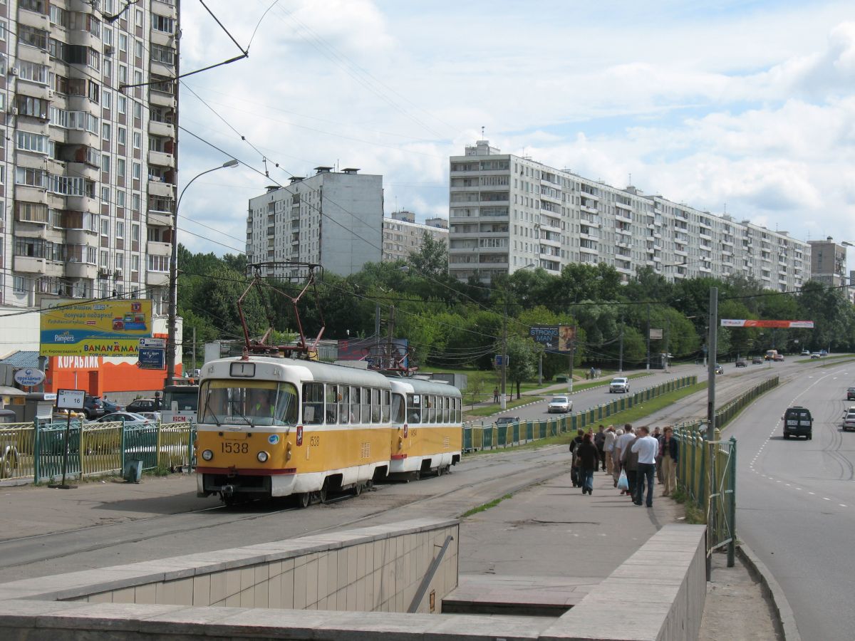 Moskva, Tatra T3SU Br. 1538 Moskva, Tatra T3SU Br. 1538