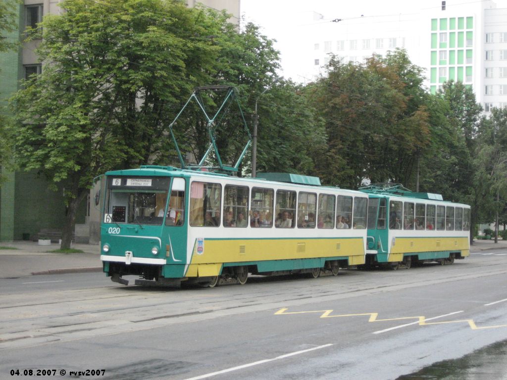 Минск, Tatra T6B5SU № 020