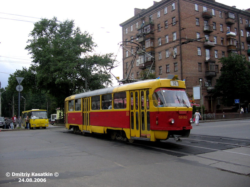 Киев, Tatra T3SU № 5990 Киев, Tatra T3SU № 5990