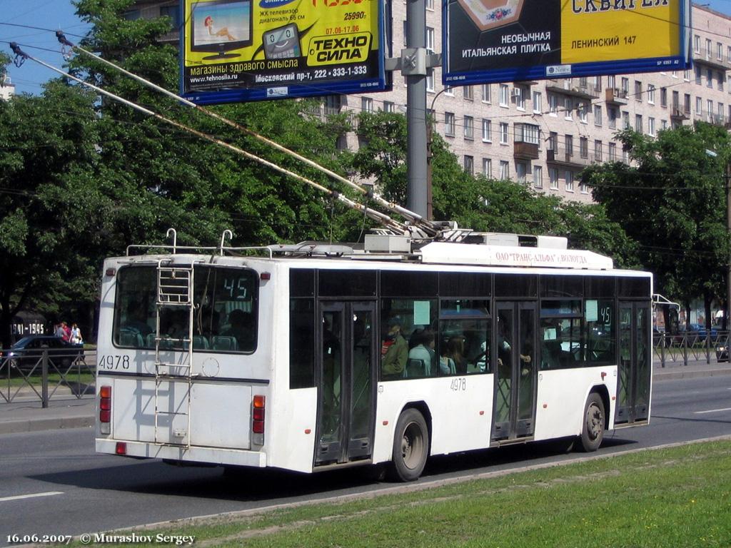 Санкт-Петербург, ВМЗ-5298.01 (ВМЗ-463) № 4978