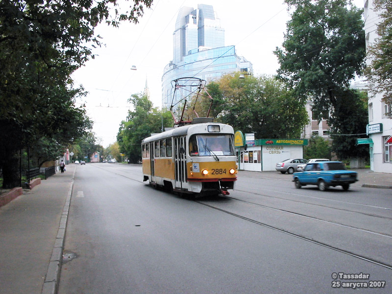 Moskau, Tatra T3SU Nr. 2884