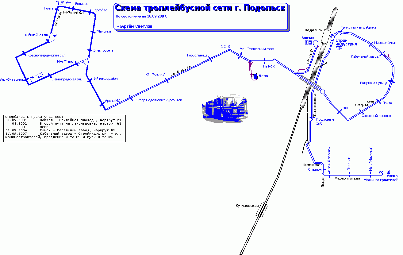 Podolsk — Maps