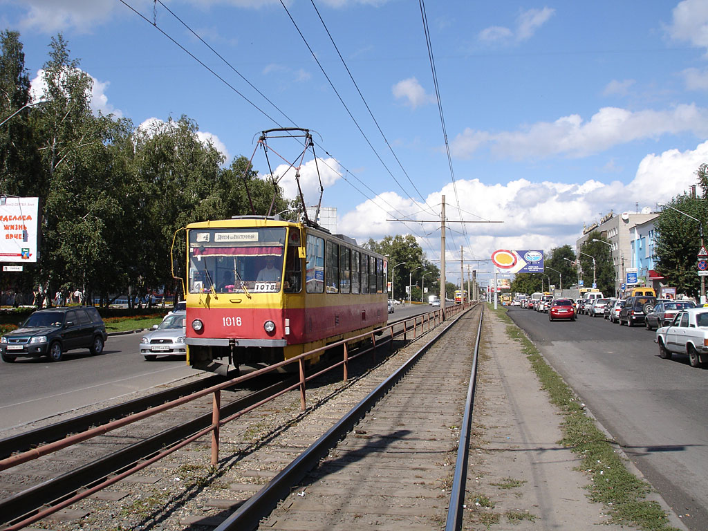 Барнаул, Tatra T6B5SU № 1018