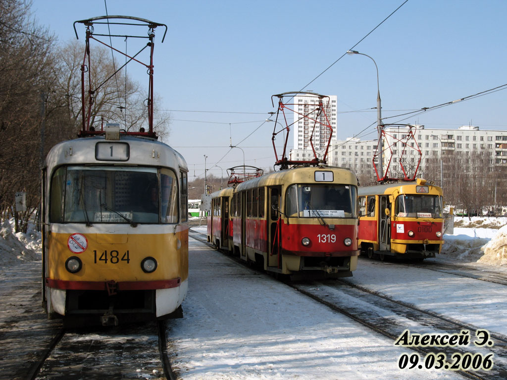 Moskva, Tatra T3SU № 1484; Moskva, MTTCh № 1319