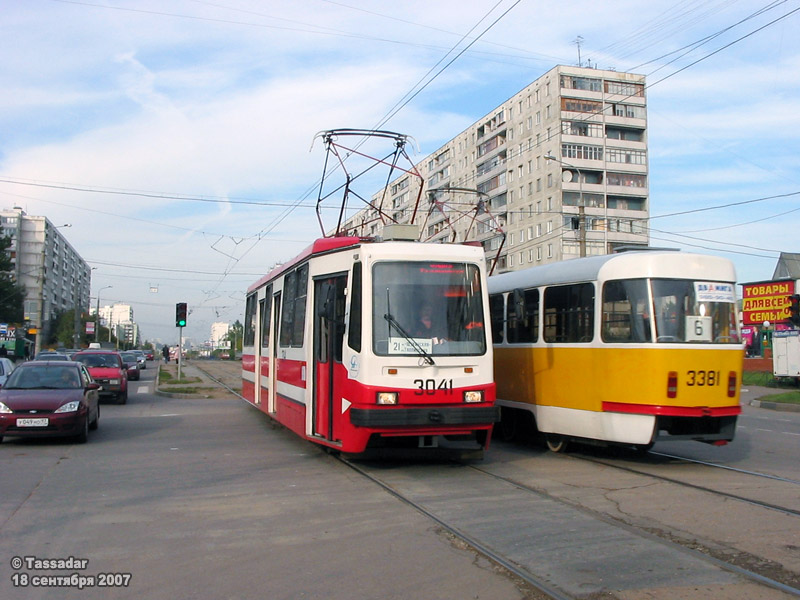 Москва, 71-134А (ЛМ-99АЭ) № 3041; Москва, МТТЧ № 3381
