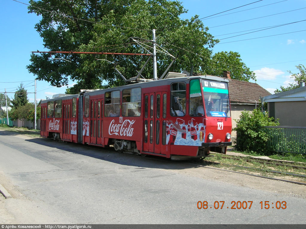 Пятигорск, Tatra KT4SU № 121