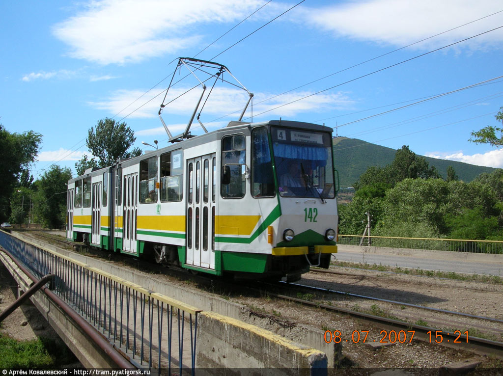 Пятигорск, Tatra KT4SU № 142 Пятигорск, Tatra KT4SU № 142