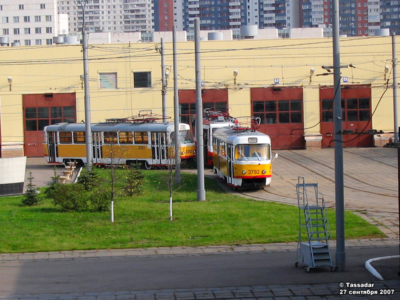 Москва, Tatra T3SU № 3792