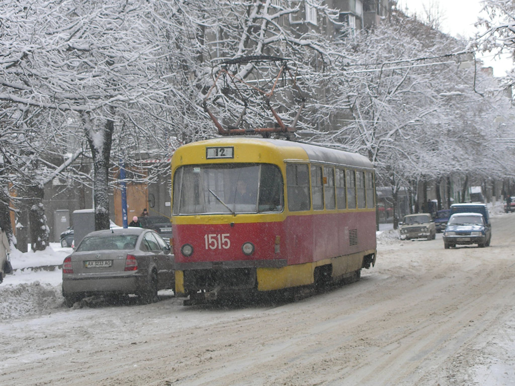Харьков, Tatra T3SU № 1515