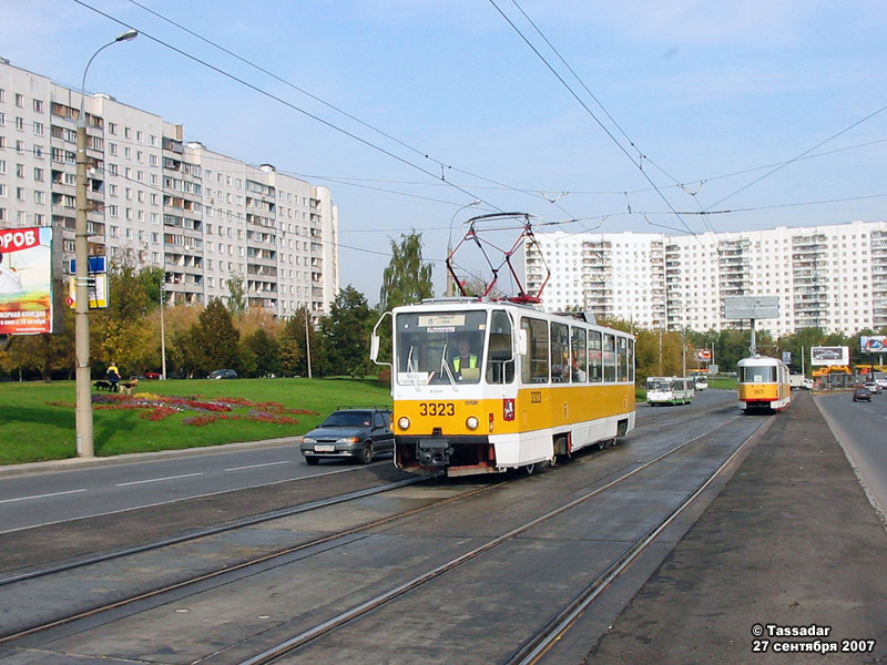 Maskva, Tatra T7B5 nr. 3323