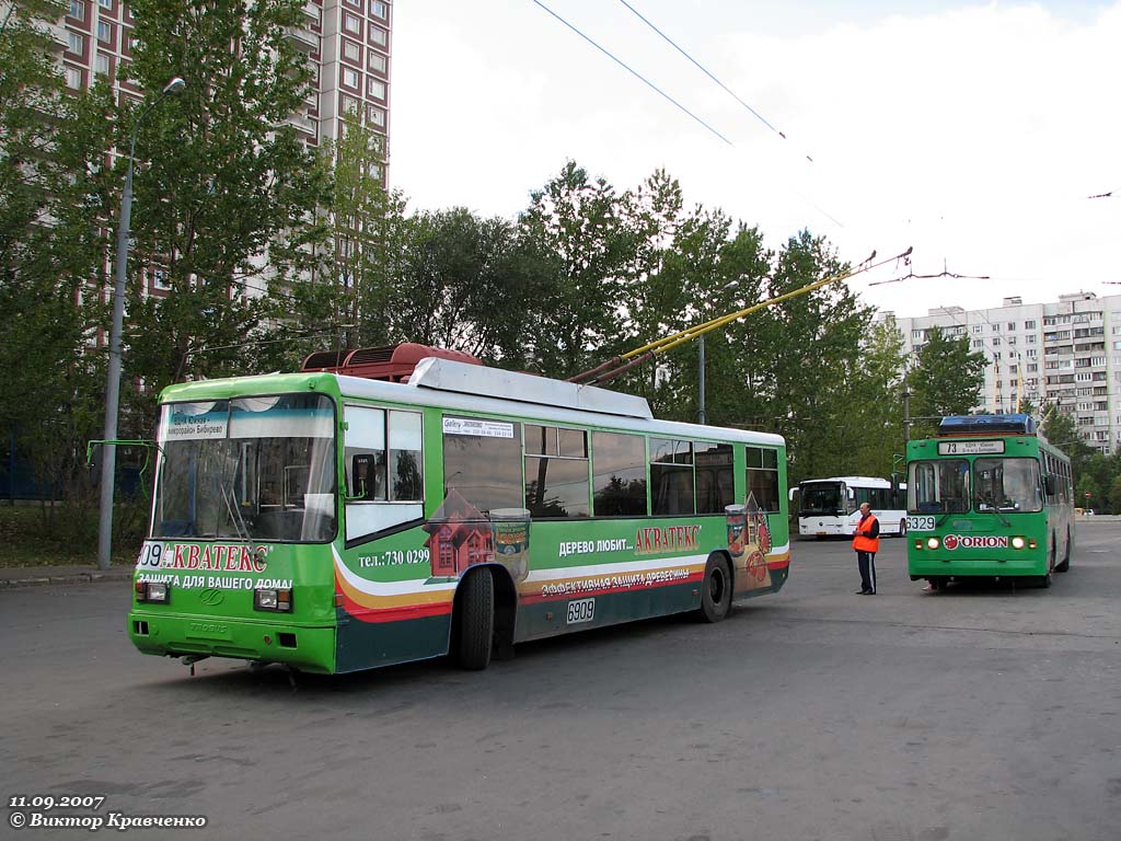 Москва, БТЗ-52761Р № 6909