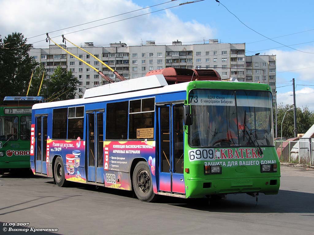 Москва, БТЗ-52761Р № 6909