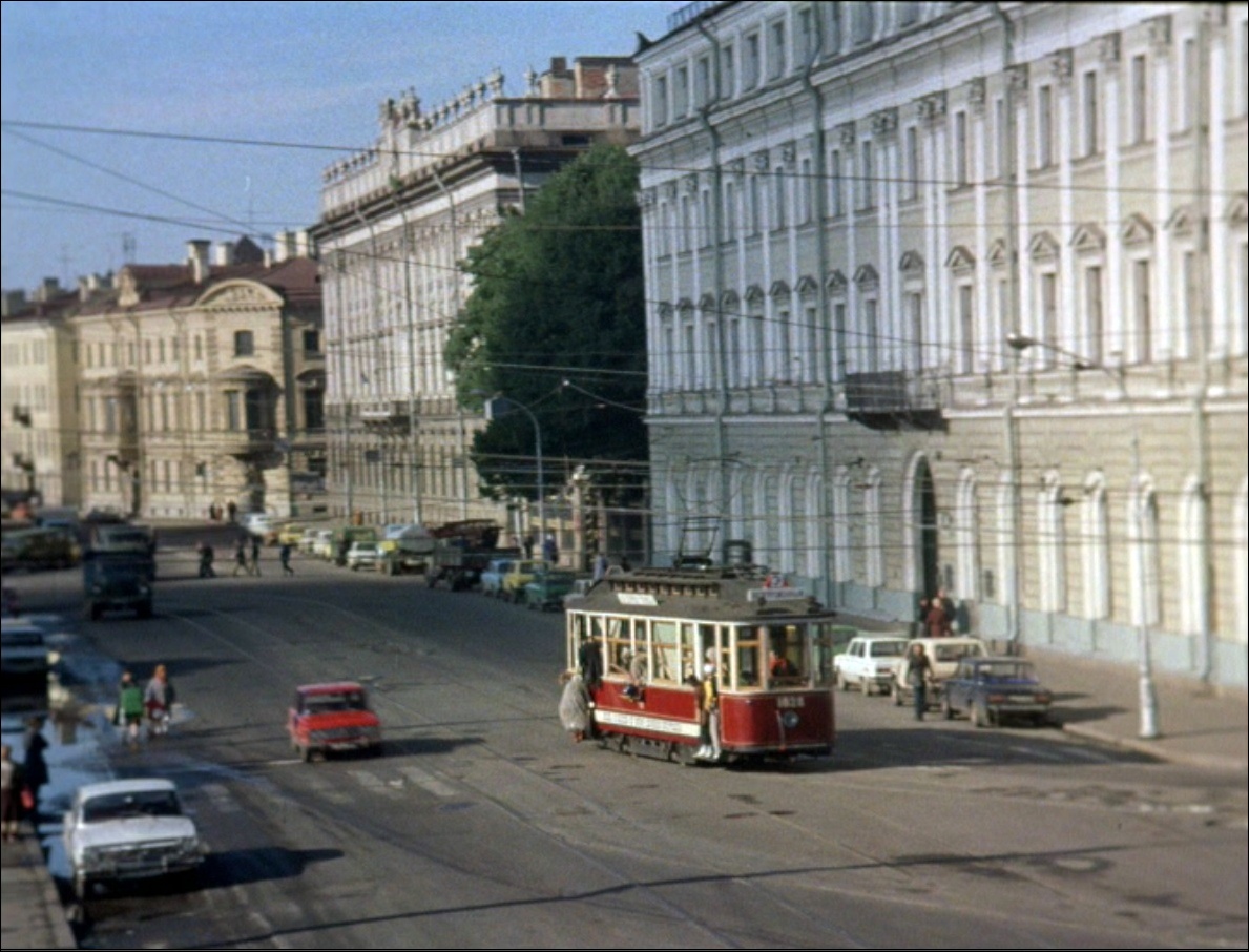 Санкт-Петербург, Двухосный моторный вагон № 1028; Санкт-Петербург — Исторические фотографии трамвайных вагонов